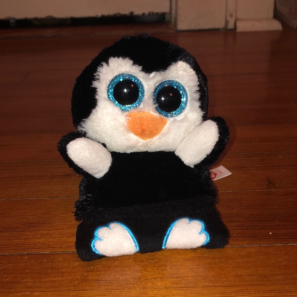 cute penguin phone case holder